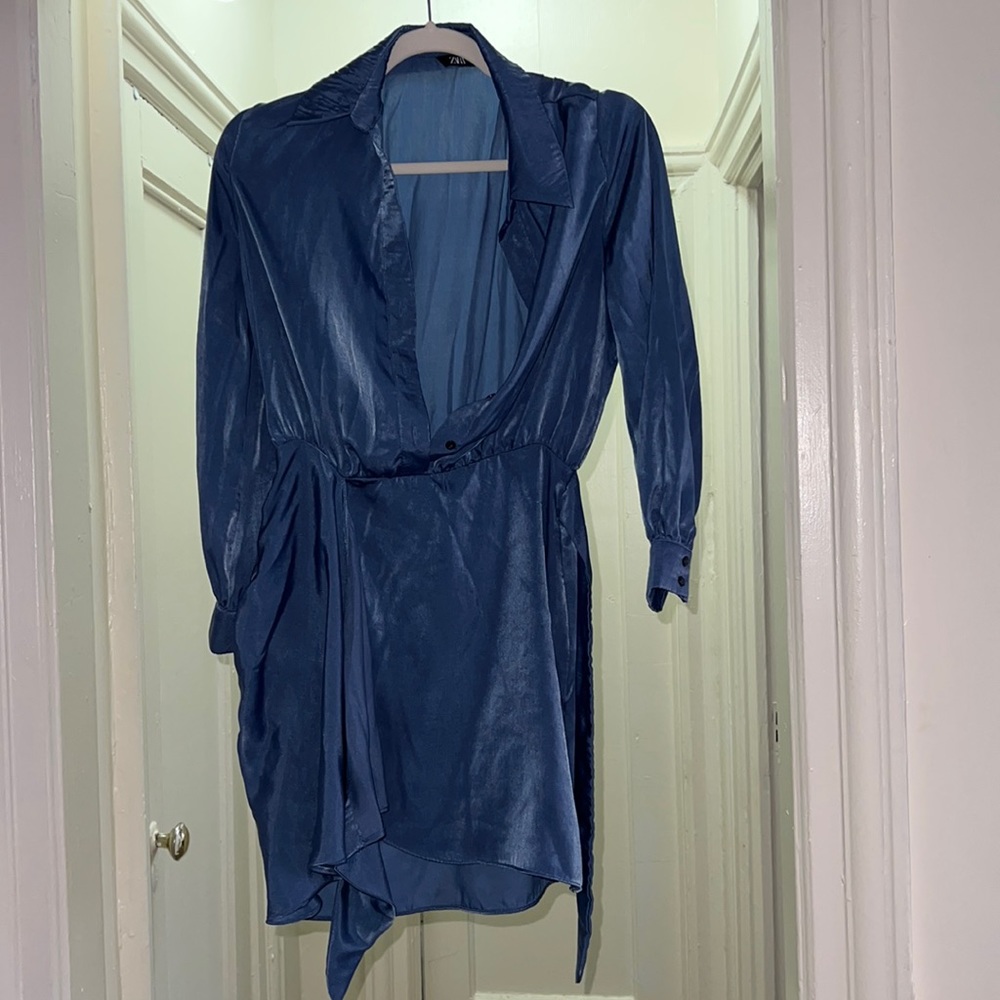Blue dress